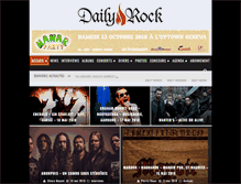 Tablet Screenshot of daily-rock.com