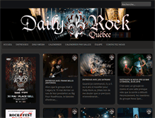 Tablet Screenshot of daily-rock.ca